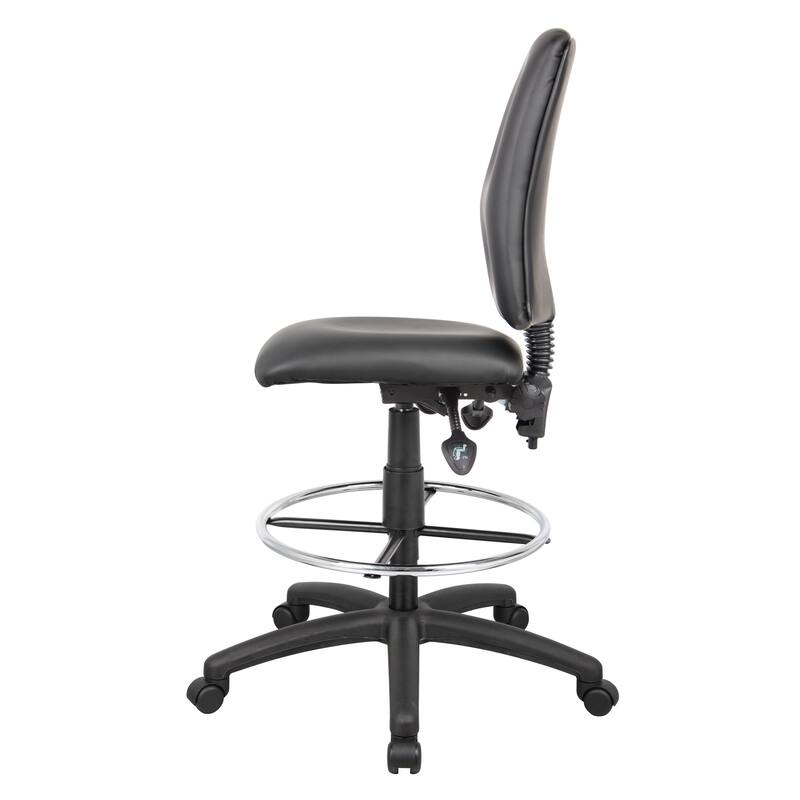 Boss LeatherPlus Multifunction Drafting Stool