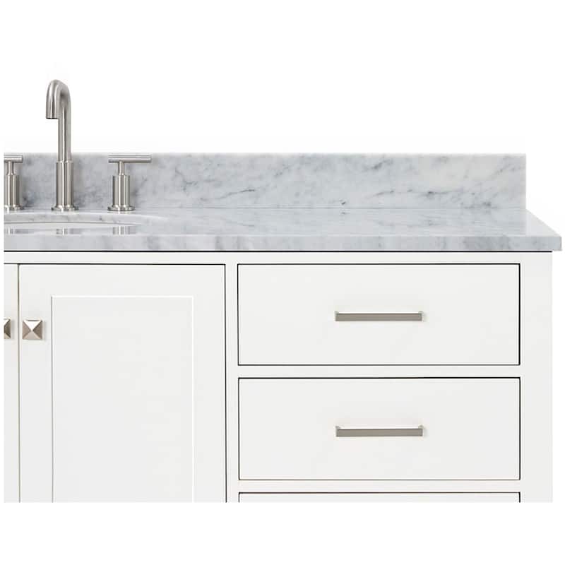 Ariel A067SCW2OVO Cambridge 67" Free Standing Single Oval Basin Vanity