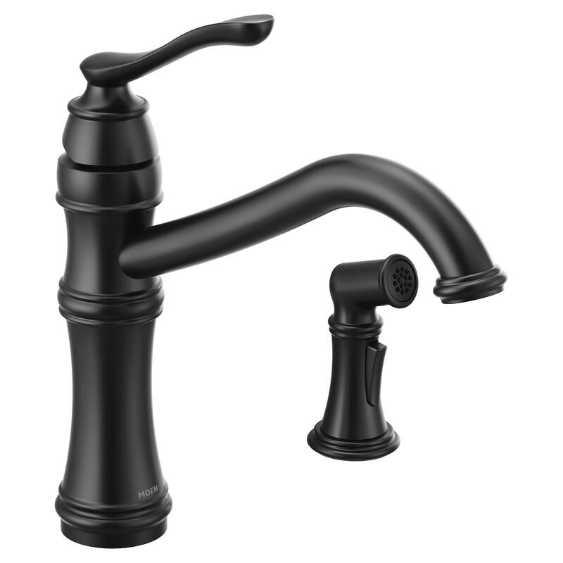 Moen Belfield1.5 GPM High-Arc Single Handle Kitchen Faucet with Side