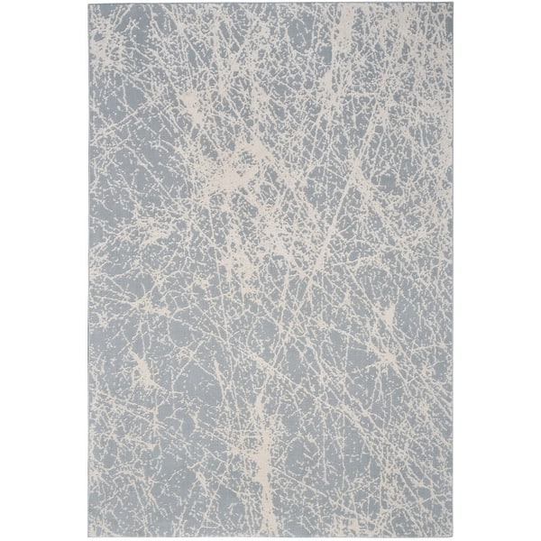 slide 2 of 16, Nourison Lillian Indoor only Grey Abstract Area Rug