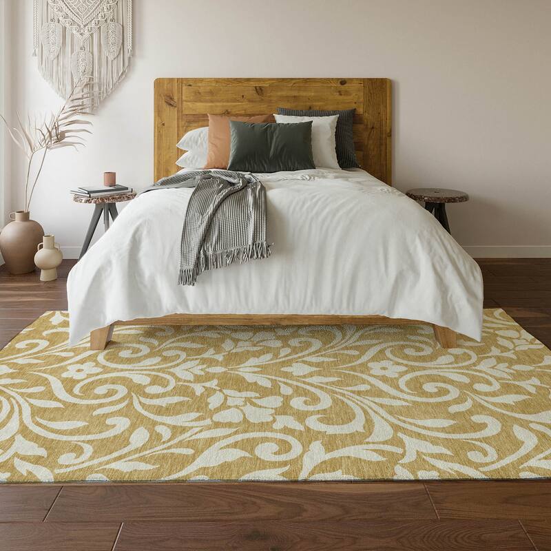 Premium Washable Super Soft Floral Chic Mayfield Rug