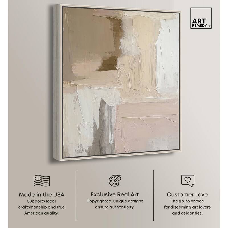 Subtle Earth Tones II Canvas by Art Remedy