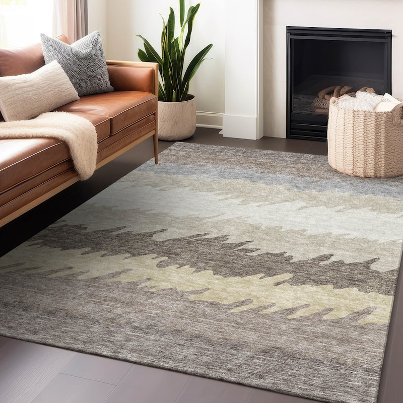 Premium Washable Super Soft Modern Ombre Mayfield Rug