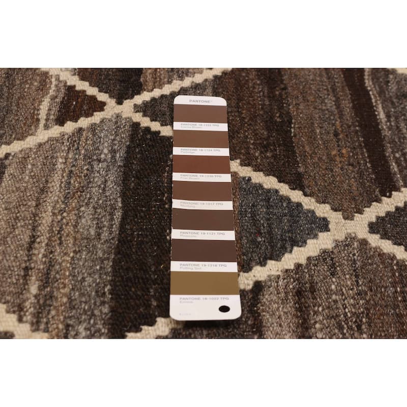 Sivas Brown Kilim 5'1" x 6'6" - 5'1 x 6'6