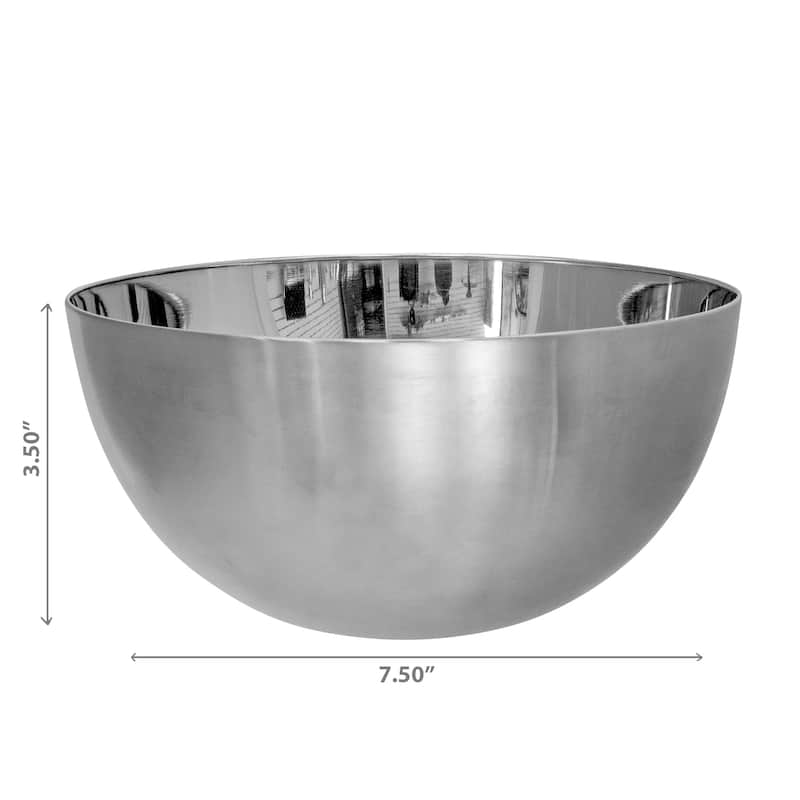 IH Casa Decor Stainless Steel Salad Bowl 7.50" - Set of 2