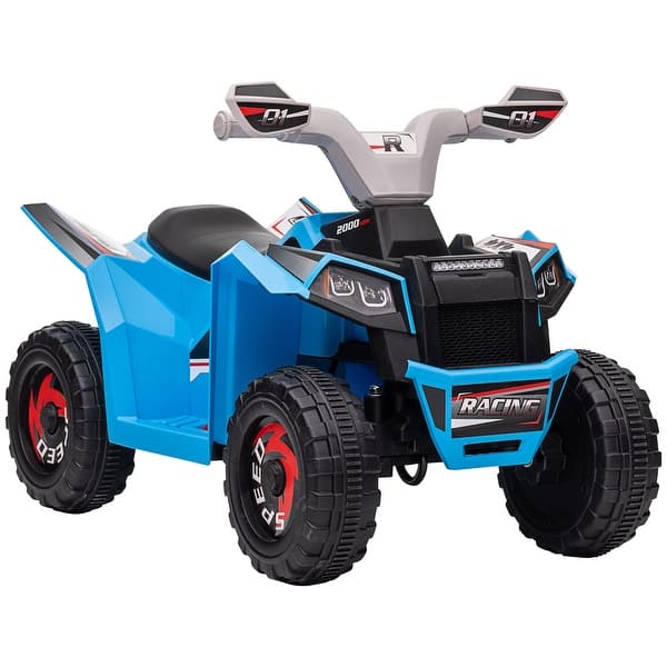 slide 2 of 10, 6V Toddler Ride-On ATV Quad with Forward and Backward Function, Long-Lasting Battery for Ages 18-36 Months Blue