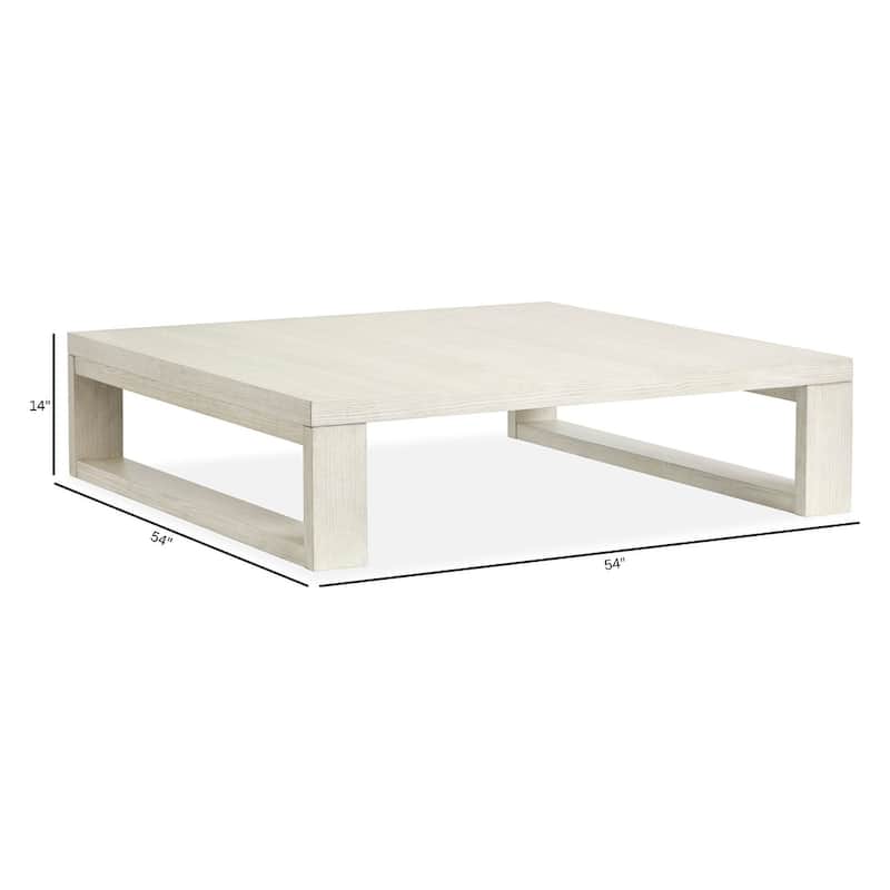 Magnussen Home Refton Balboa Mist Square Cocktail Table - 54''W x 54''D x 14''H