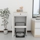 preview thumbnail 10 of 13, Anmytek Robot Vacuum Storage Cabinet with Drawer and Wheels Adjustable Charging Station Organizer