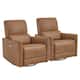 Option Brown-Leather-Set of 2