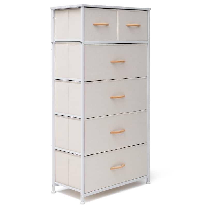 VredHom 6 Drawers Vertical Dresser Storage Tower