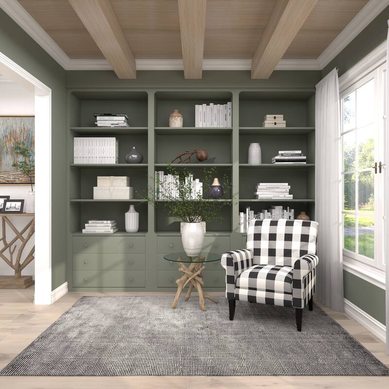 Brown Wood Handmade Tree Branch Accent Table with Clear Glass Top