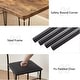 preview thumbnail 9 of 8, Kitchen Dining Room Table Set with 2 Chairs for Small Space, Apartment,Metal Steel Frame