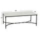 preview thumbnail 3 of 15, Genuine Marble and Metal Coffee Table