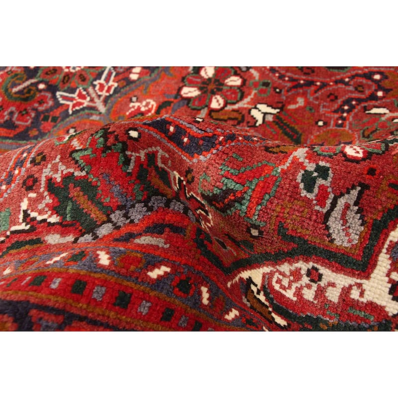 ECARPETGALLERY Hand-knotted Sarabi Dark Red Wool Rug - 6'8 x 9'6
