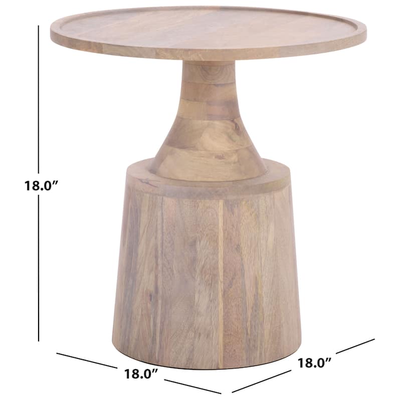 SAFAVIEH Home Javier Round Accent Table - 18"W x 18"D x 18"H