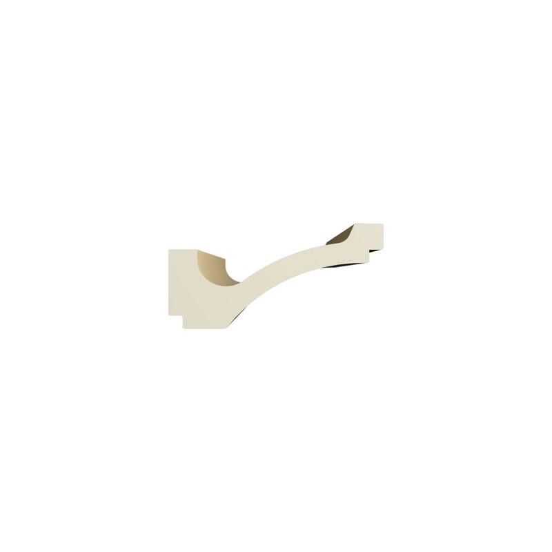 3 1/8"H x 6"P x 6 1/2"F x 94 1/2"L Arlene Crown Moulding - 1-Pack