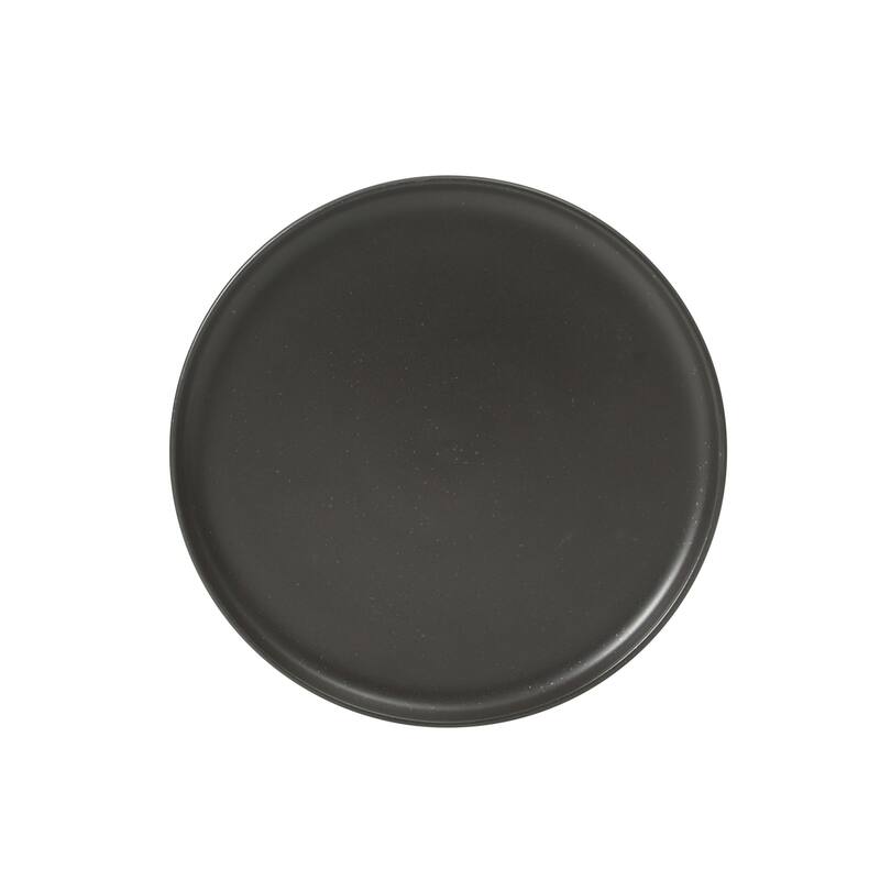 Gibson Elite Overbrook 16-Piece Pottery Clay Stoneware Stackable Dinnerware Set - Plates & Bowls, Reactive Glaze, Service for 4