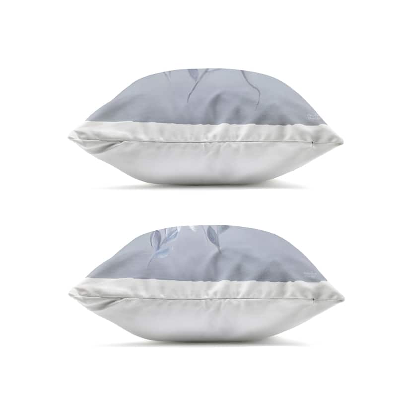 Stupell Delicate Flower Bunches Printed Outdoor Throw Pillow Design by Marilyn Dunlap (Set of 2)