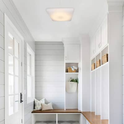 LED Flush Mount Ceiling Light 11"W X 11"D X 3.25"H