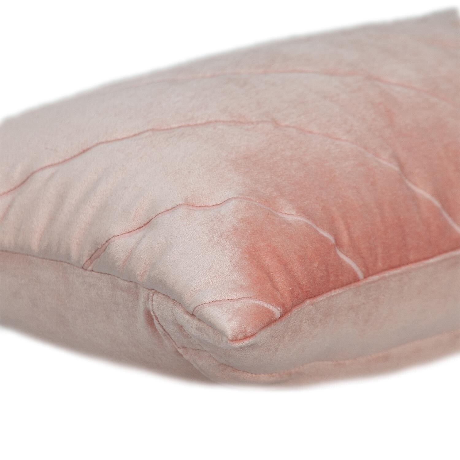 Pink velvet lumbar pillow clearance
