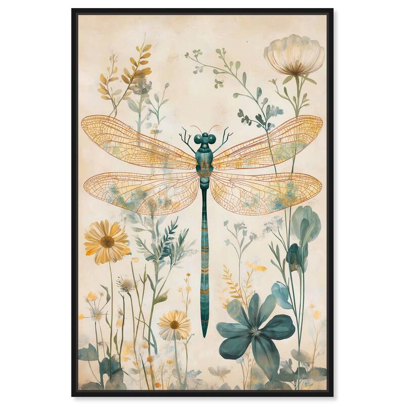 Flight of Fancy Canvas by Art Remedy - Black - 36" x 54"