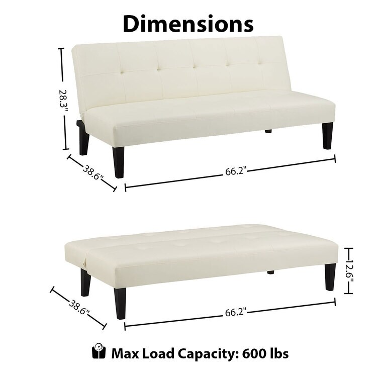 Coaster Furniture Button Tufted Luxury Futon Pad - On Sale - Bed Bath &  Beyond - 28109075