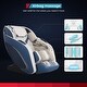 preview thumbnail 16 of 26, Ghaw Modern Faux Leather LED Zero Gravity Massage Chair with Bluetooth Speaker and USB Port by Furniture of America