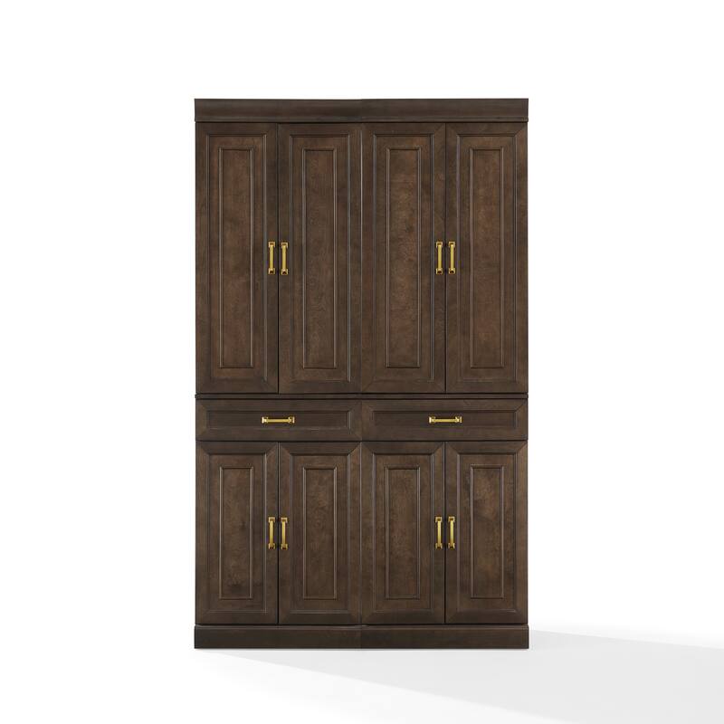 Crosley Stanton 2-Piece Kitchen Storage Pantry Cabinet Set
