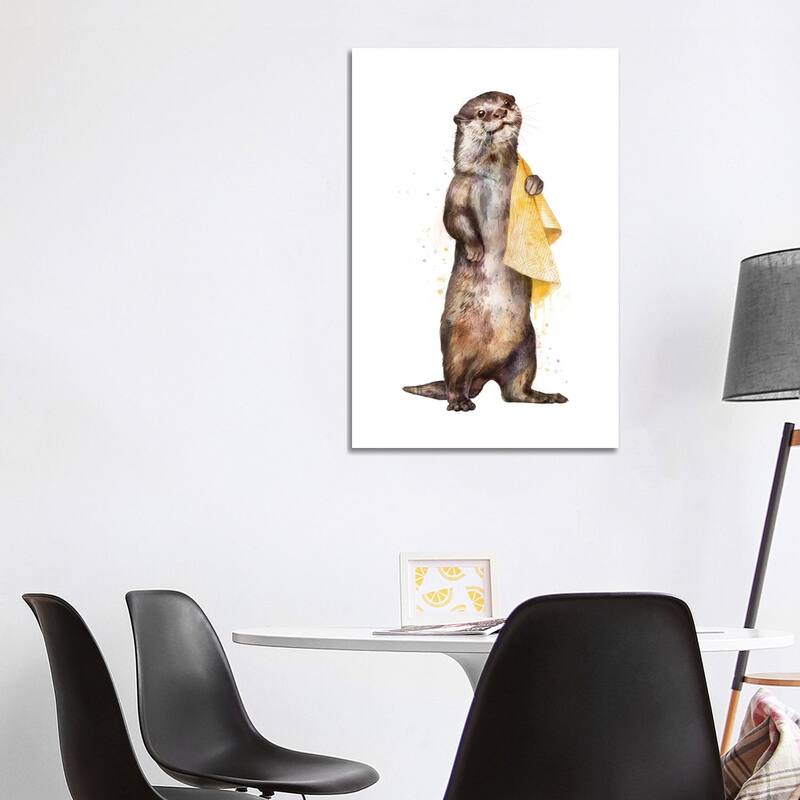iCanvas "Otter" by Laura Graves Canvas Print - 40x26x1.5