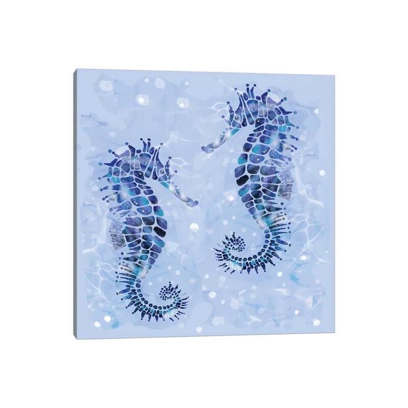 iCanvas "Seahorse Saga" by Thomas Little Canvas Print