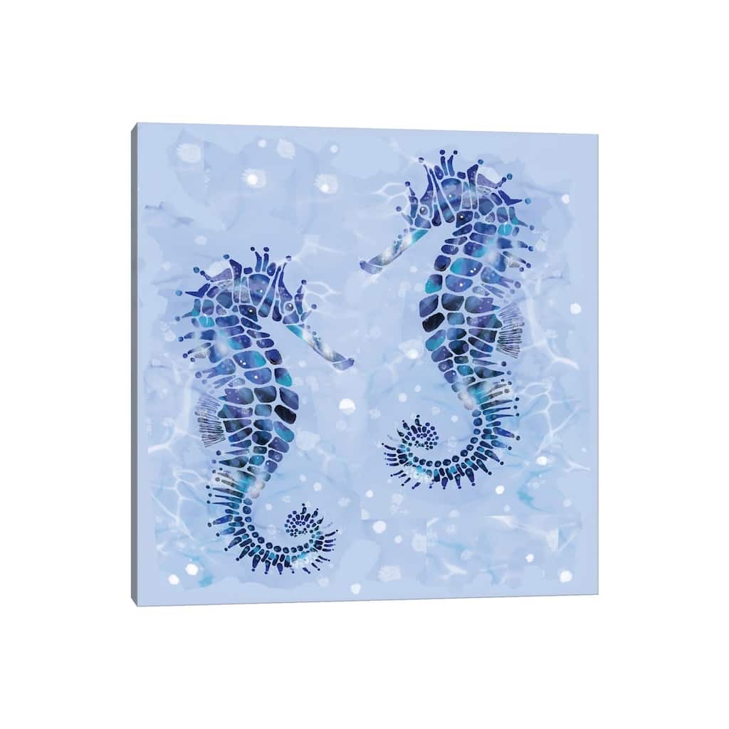 iCanvas "Seahorse Saga" by Thomas Little Canvas Print