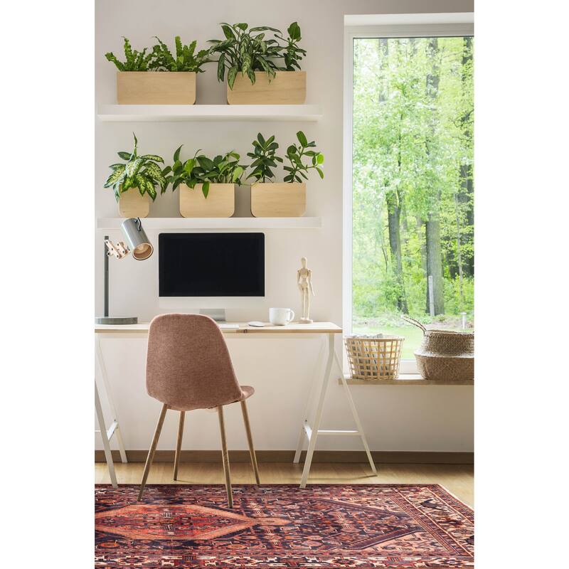 ECARPETGALLERY Hand-knotted Anadol Dark Navy Wool Rug - 4'6 x 7'3