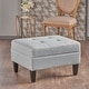 preview thumbnail 14 of 14, Zahra Tufted Fabric Ottoman by Christopher Knight Home