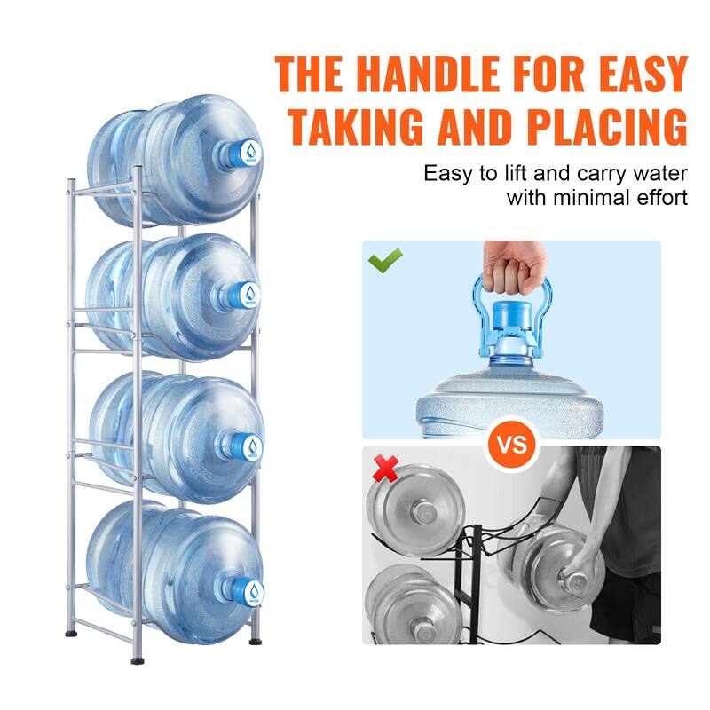 Water Jug Holder Heavy Duty Water Jug Rack for Kitchen, Office, Living Room