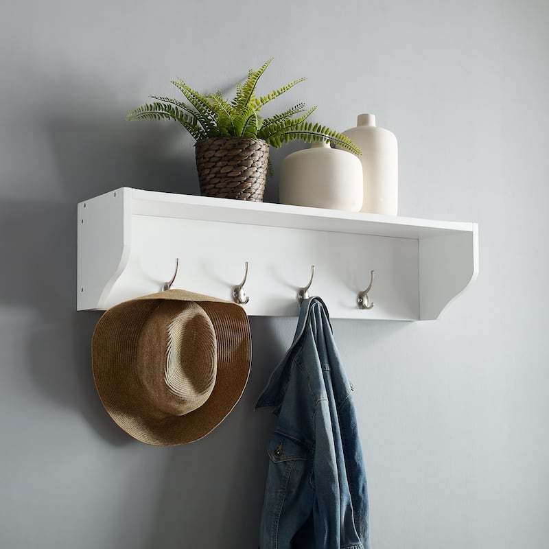 Crosley Harper Entryway Shelf - 33"W x 8"D x 8"H