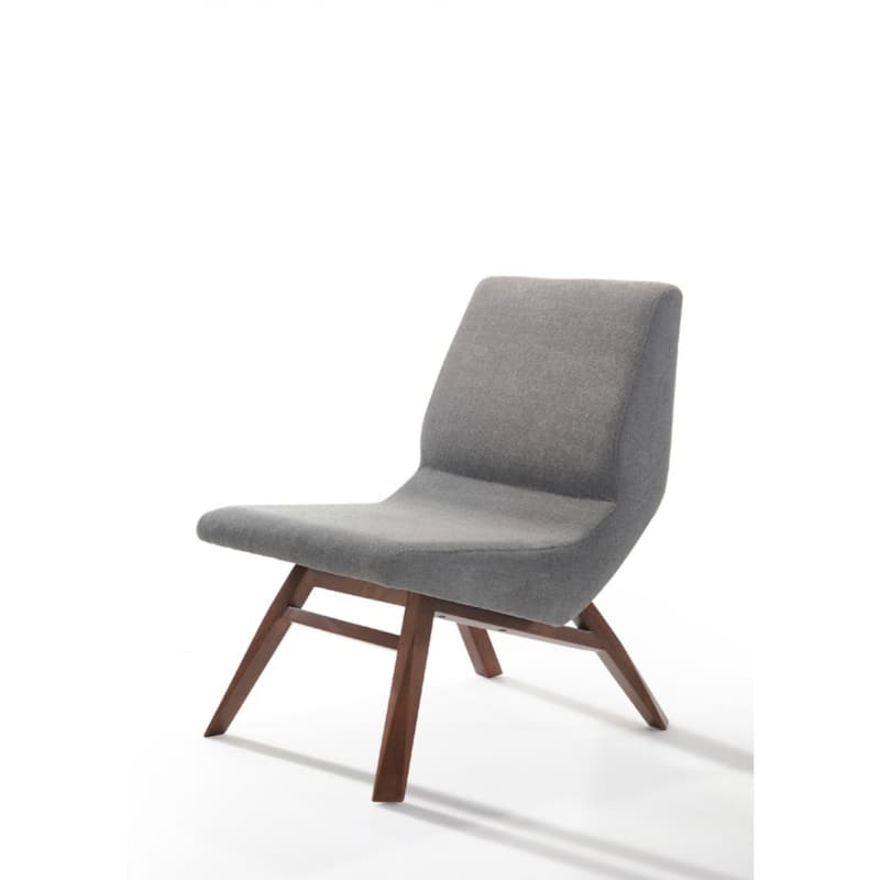 22" Upholstered Lounge Chair With Ottoman for Living Room Seating - 22” x 27” x 32”