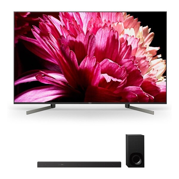 Sony XBR85X950G 85" BRAVIA 4K Ultra HD HDR Smart TV and HT-Z9F 3.1-Channel Dolby Atmos Sound Bar with Subwoofer - Black