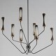 preview thumbnail 4 of 5, Maxim 16178 Regent 6 Light 40" Wide LED Abstract Chandelier