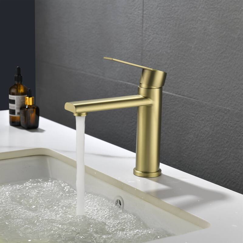 Single Handle Single Hole Bathroom Faucet