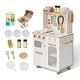 preview thumbnail 9 of 16, Teamson Kids Little Chef Memphis Wooden Play Kitchen with Accessories - 19.76" L x 11.73" W x 31.5" H