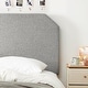 preview thumbnail 14 of 20, Tavira Allure® Boucle Dorm Headboard with Legs by DormCo