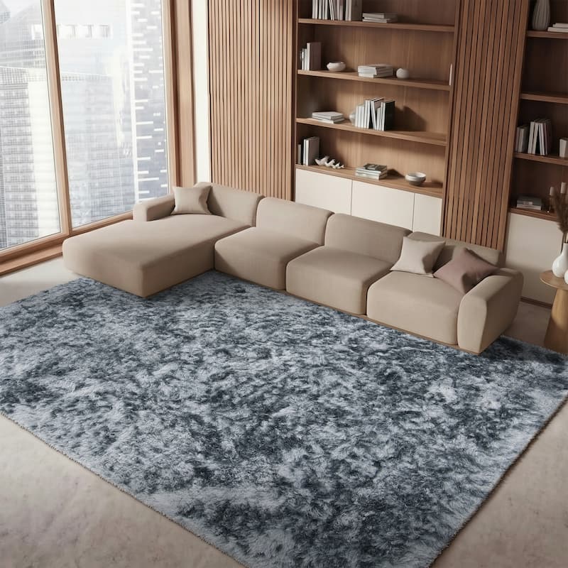 SAFAVIEH Handmade Ocean Shag Marilijn Glam 2.5-inch Thick Rug