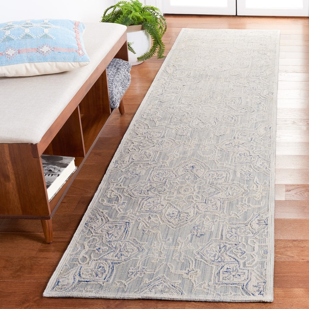 SAFAVIEH Handmade Trace Katina Floral Wool Rug
