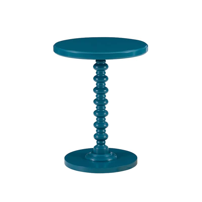 Linon Kallie Round Spindle Accent Table