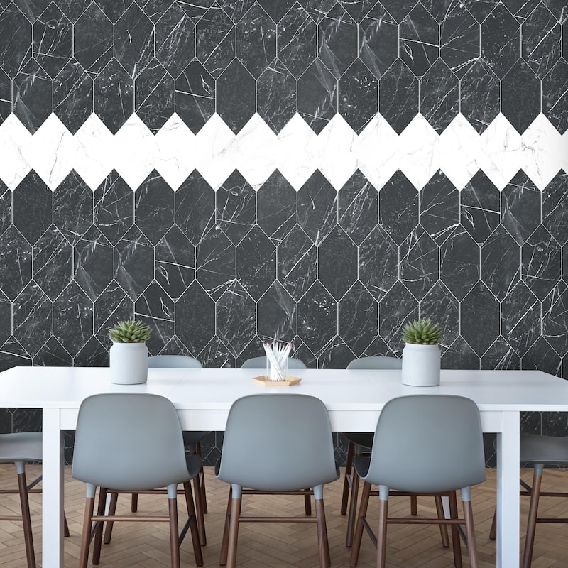 Merola Tile Timeless Calacatta Kayak 6-1/2" x 12-1/2" Porcelain Floor and Wall Tile