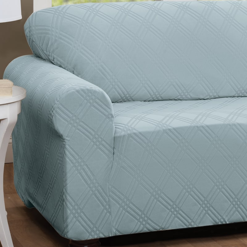 Stretch Sensations Stretch Double Diamond Sofa Slipcover