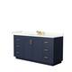 Option Dark Blue, Gold Trim, Giotto Quartz Top