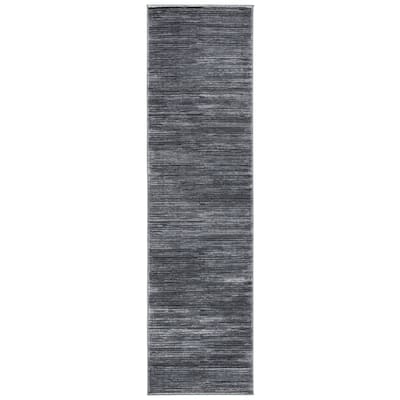 SAFAVIEH Vision Tanasa Modern Ombre Tonal Rug - Grey - 2'2" x 10' Runner