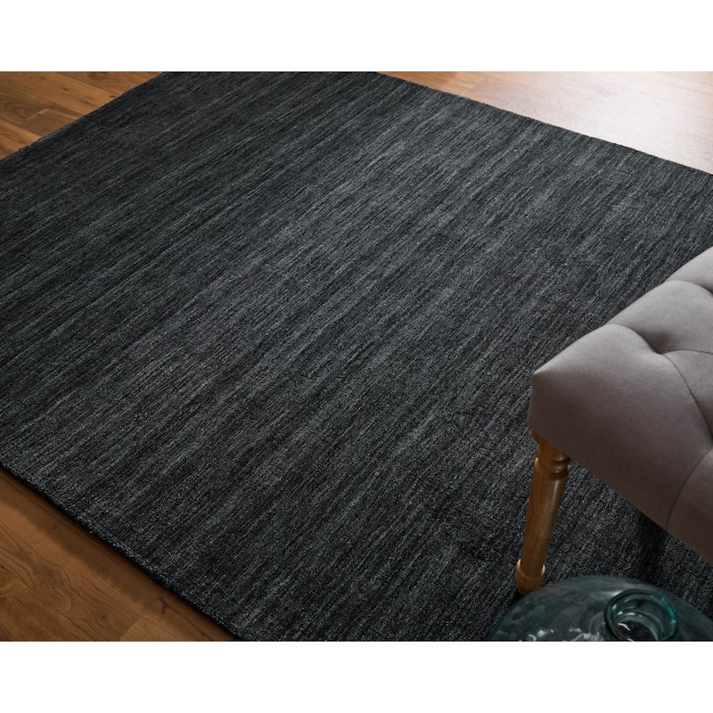 Grand Bazaar Celano Hand Woven Solid Modern Area Rug