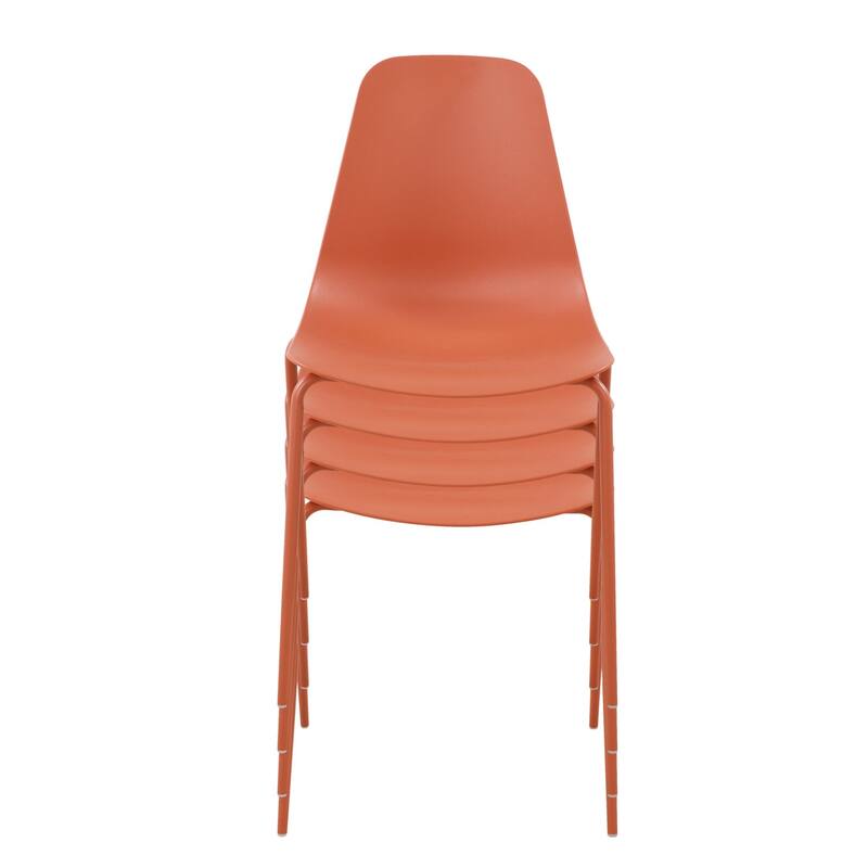 Poly & Bark Isla Stackable Dining Chair (Set of 4)